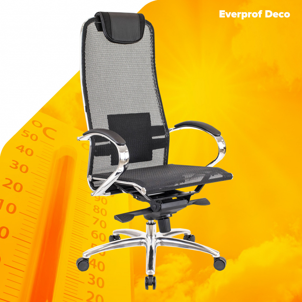 Кресло Everprof Deco Сетка Черный